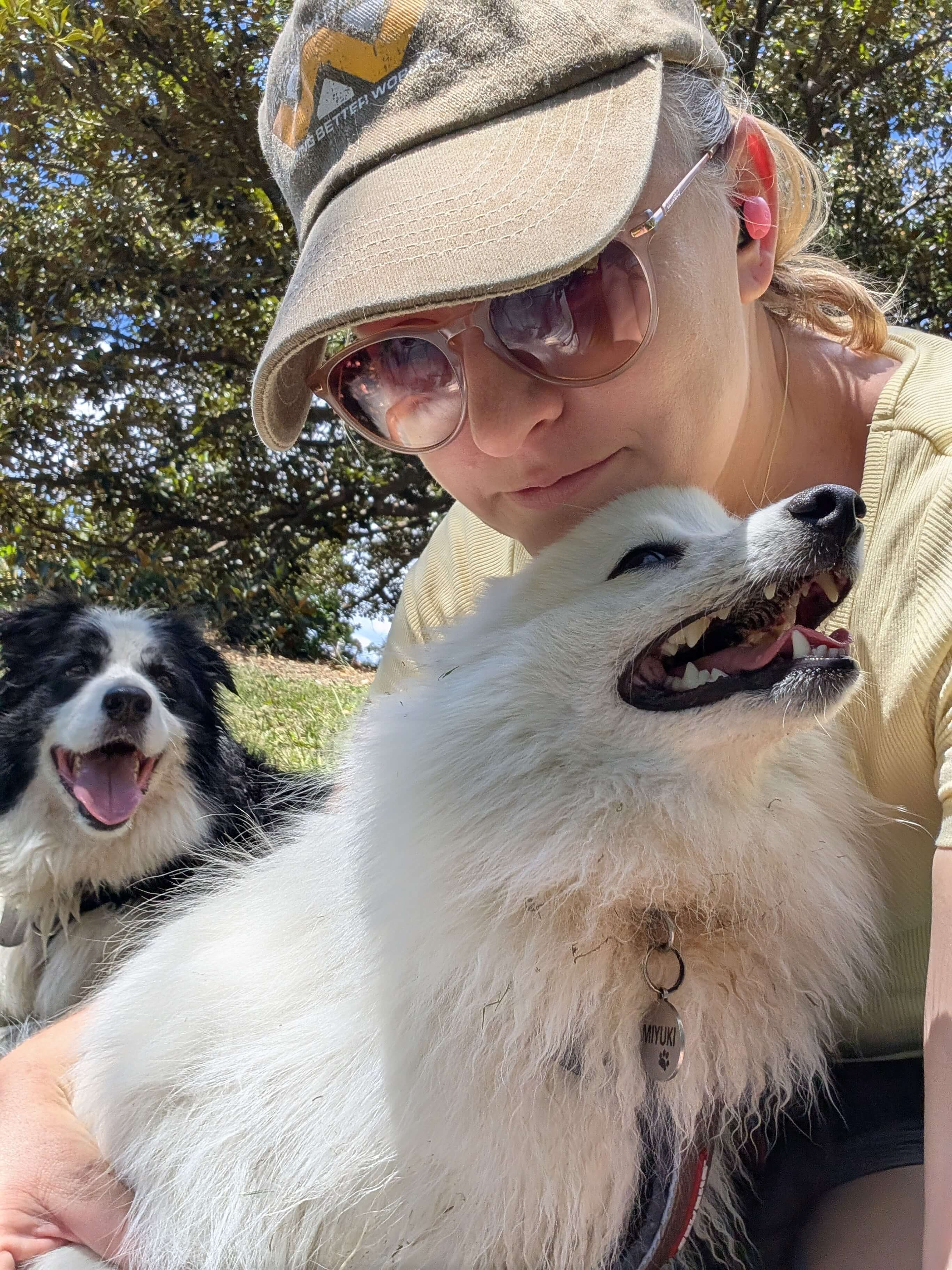 Miyuki and Talbot on a Canine Adventure